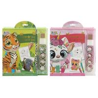 Creative Craft Group Stempel en tape activiteitenboek - tijger