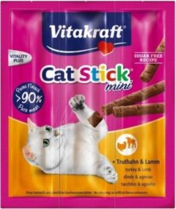 Vitakraft Cat Stick Kat Snacks Lam, Turkije
