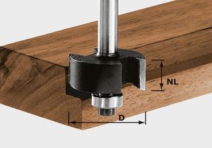 Festool Accessoires HW S8 D31,7/NL 12,7 Sponningfrees | 491022 - 491022