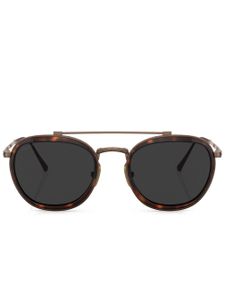 Persol lunettes de soleil à monture aviateur - Marron