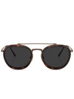 Persol lunettes de soleil à monture aviateur - Marron