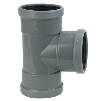 Wavin PVC T-Stuk 88° - 125mm Manchet 3x Mof, Duurzaam Waterbestendig voor Vijver