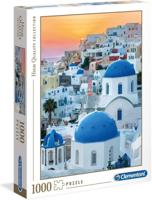 Clementoni puzzel - stadsgezicht santorini - 1000 stukjes - thumbnail