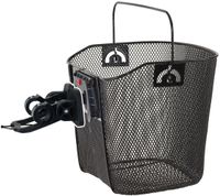 Ventura Afneembare fietsmand mighty met stuurbevestiging - zwart
