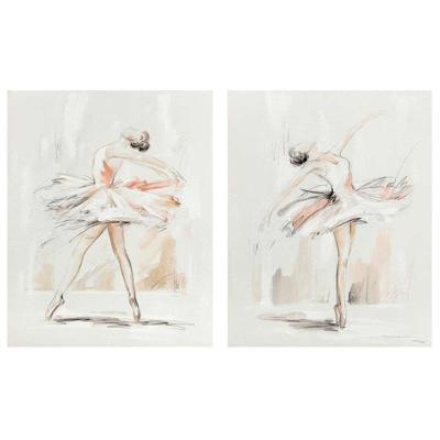 Canvas DKD Home Decor Pijnboom Canvas 80 x 3,7 x 100 cm