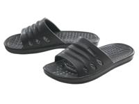 CRIVIT Heren badslippers (Zwart, 44)