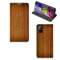 Samsung Galaxy M51 Book | Wallet Case | Donker Hout