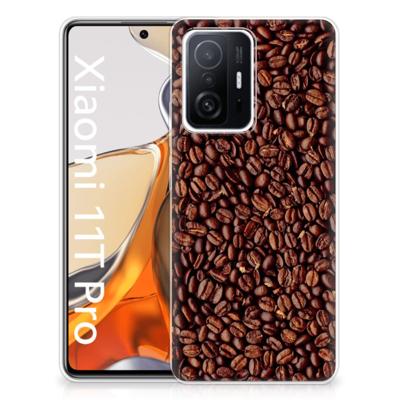 Xiaomi 11T | 11T Pro | Siliconen Case | Koffiebonen