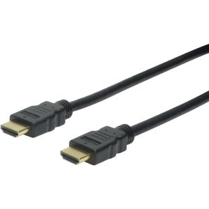 Digitus AK-330107-050-S HDMI-kabel HDMI Aansluitkabel HDMI-A-stekker, HDMI-A-stekker 5.00 m Zwart Audio Return Channel (ARC), Vergulde steekcontacten