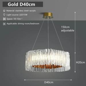 Moderne LED Ring Chandelier