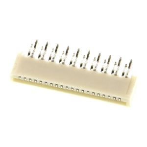 Molex 528062010 Female header (standaard) Totaal aantal polen: 20 Rastermaat: 1.00 mm Inhoud: 1 stuk(s) Tray