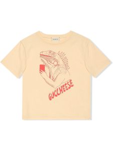 Gucci Kids T-shirt met print - Beige