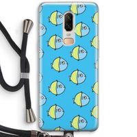 Visjes: OnePlus 6 Transparant Hoesje met koord