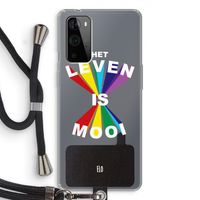 Het Leven Is Mooi: OnePlus 9 Pro Transparant Hoesje met koord