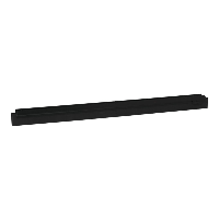 Vikan vervangingscassette zwart rubber 60cm