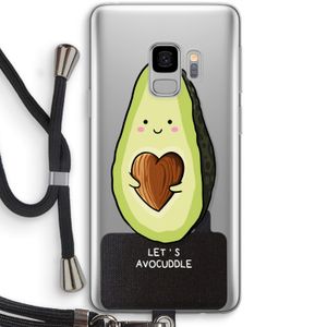 Avocuddle: Samsung Galaxy S9 Transparant Hoesje met koord