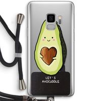 Avocuddle: Samsung Galaxy S9 Transparant Hoesje met koord