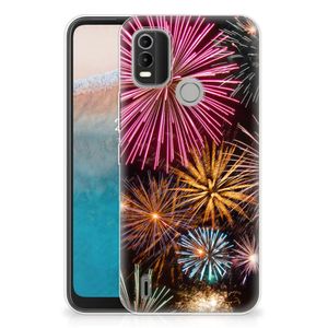 Nokia C21 Plus Silicone Back Cover Vuurwerk