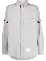 Thom Browne chemise à rayures verticales - Gris - thumbnail