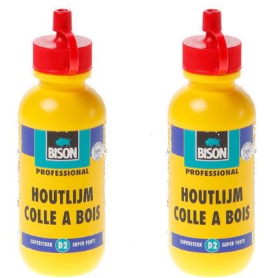 Bison houtlijm - 2x - supersterk - 75 gram - klussen Bison houtlijm - 2x - supersterk - 75 gram - klussen