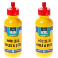 Bison houtlijm - 2x - supersterk - 75 gram - klussen