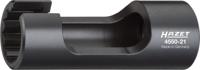 HAZET Injectieleidingsleutel 4550-21 · 1/2 inch (12,5 mm) vierkant hol · Buitentwaalfkant profiel · SW 21 mm