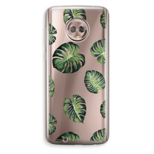 Tropische bladeren: Motorola Moto G6 Transparant Hoesje
