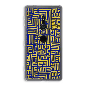 Majorelle Blue Print: Sony Xperia XZ2 Transparant Hoesje