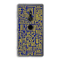 Majorelle Blue Print: Sony Xperia XZ2 Transparant Hoesje