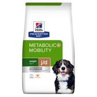 Hill's Prescription Diet J/D Weight Metabolic + Mobility hondenvoer met kip 4 kg - thumbnail