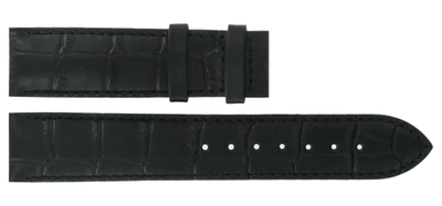 Horlogeband Tissot T006.407.16.033.00 XL / T610014582 Croco leder Zwart 19mm