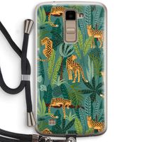 Luipaard 2: LG K10 (2016) Transparant Hoesje met koord