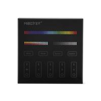 Milight RGBWW LED-strip Wandtouch bediening 4 zone zwart