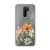Floral bouquet: Xiaomi Redmi 9 Transparant Hoesje