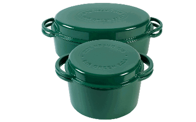 Ovale Groene Dutch Oven - Big green egg