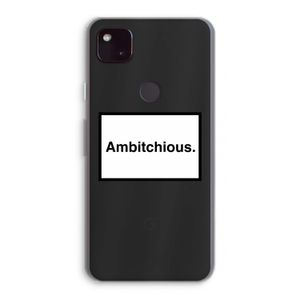 Ambitchious: Google Pixel 4a 5G Transparant Hoesje