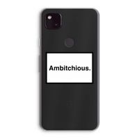 Ambitchious: Google Pixel 4a 5G Transparant Hoesje