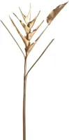 Pure Royal kunsttak heliconia 85cm goud
