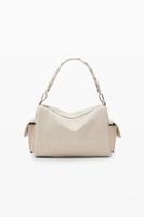 Middelgrote tas met Half logo - WHITE - U