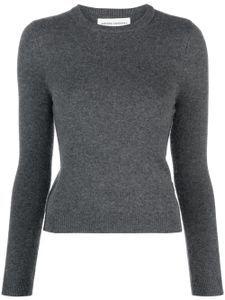 extreme cashmere pull en maille fine à design chiné - Gris