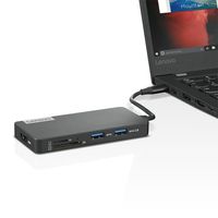 Lenovo USB-C 7-in-1 Hub - Dockingstation USB-C dockingstation Geschikt voor merk (dockingstation): Lenovo Yoga, IdeaPad, Thinkpad Geïntegreerde kaartlezer - thumbnail