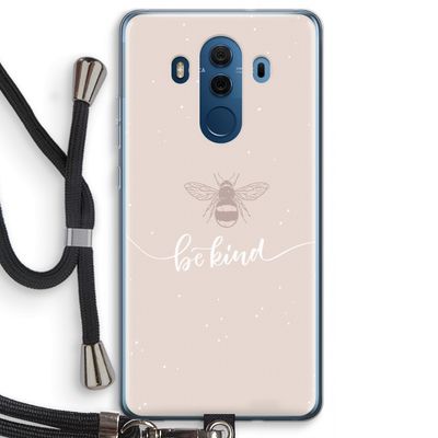 Be(e) kind: Huawei Mate 10 Pro Transparant Hoesje met koord
