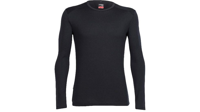 Icebreaker Tech Top LS Crewe Heren Black/Black XL - thumbnail