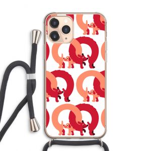 Dogs: iPhone 11 Pro Max Transparant Hoesje met koord