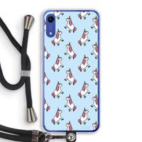 Eenhoorns overal: Honor Play 8A Transparant Hoesje met koord