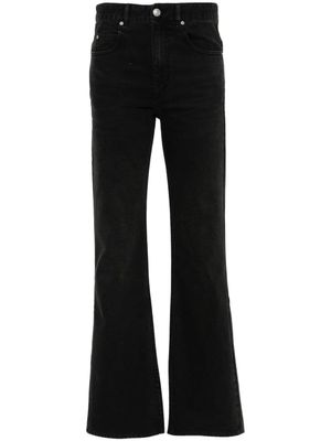 ISABEL MARANT jean évasé à taille haute - Noir