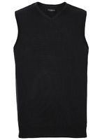 Russell Z716 V-Neck Sleeveless Knitted Pullover - thumbnail