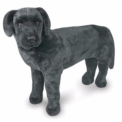 Knuffel Labrador hond - zwart - 79 cm - pluche - hondenknuffel - knuffeldier