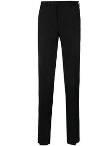 Incotex pantalon slim à taille basse - Noir