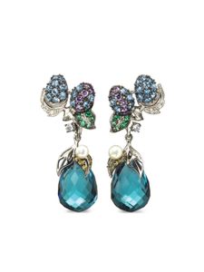 Anabela Chan boucles d'oreilles Blueberry en or 18ct - Bleu